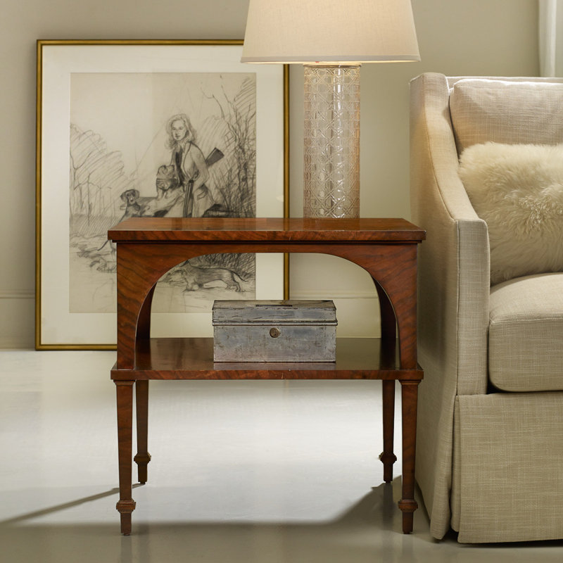 Modern History Home End Table with Storage | Wayfair